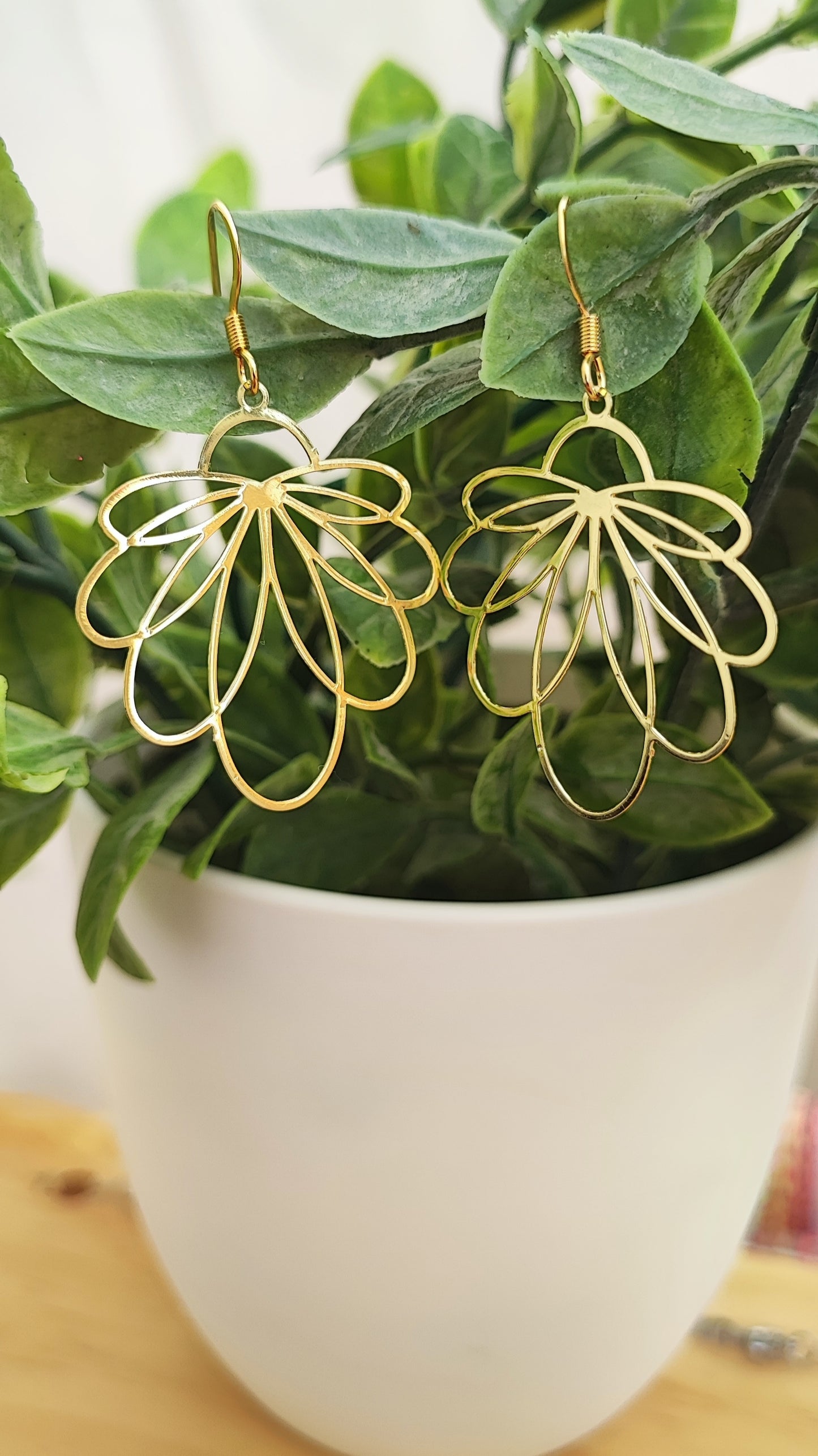 Boucles d'oreilles en métal
