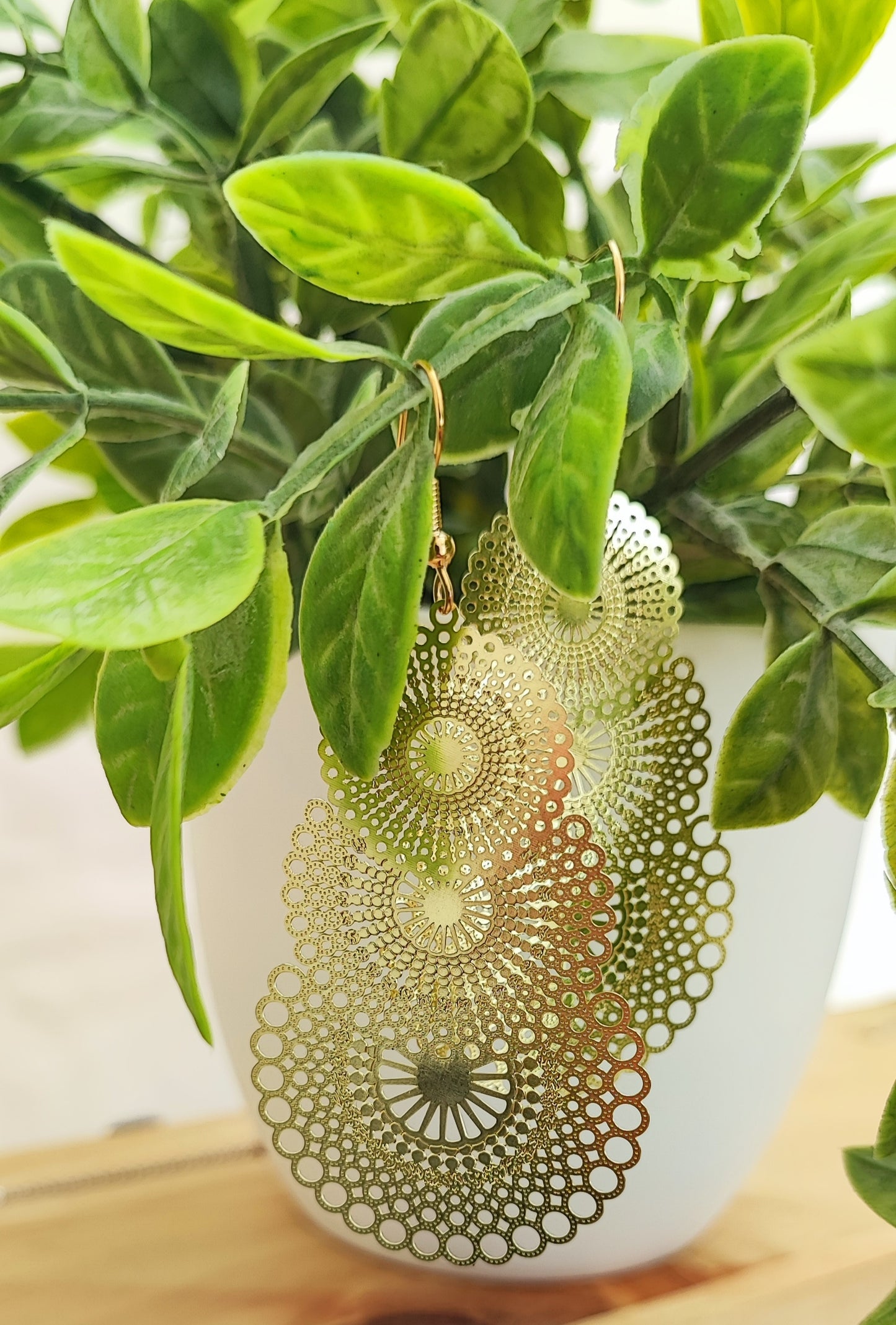 Boucles d'oreilles en métal